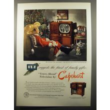 1950 Capehart New Amsterdam Television Ad - IT&T suggests the finest of family
