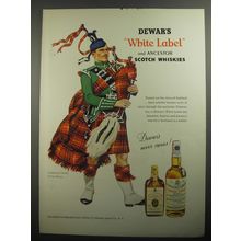 1956 Dewar's Scotch Advertisement - White Label and Ancestor Scotch Whiskies