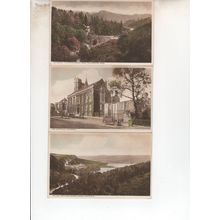 Sheffield Hollow Meadows University Ashopton Road 3x Postcard s