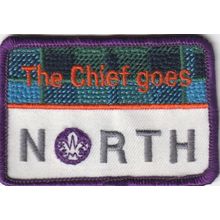Scout Badge UK Chief Scout Visit - The Chief goes NORTH (A1)