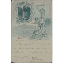 Chemin de Fer Funiculaire, Luzern und Gütsch, 1901 - Voege AK