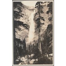 Takakkaw Falls, Yoho Valley, British Columbia, c.1920s - Byron Harmon RPPC