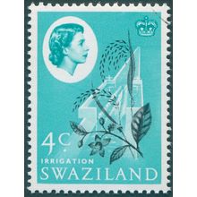 Swaziland 1962 4c black & turquoise-green SG95 CTO