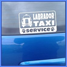 LABRADOR TAXI SERVICE Car Sticker Decal, Bumper vinyl