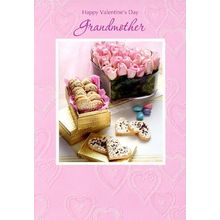 Happy Valentine's Day Grandmother - Valentine's Greeting Card - 22041