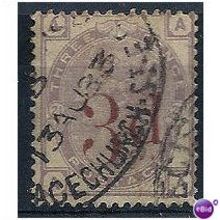 1883 SG159 3d on 3d Lilac Good/Fine Used "AA"