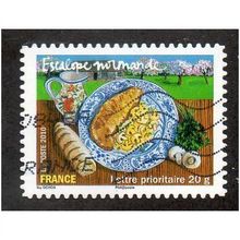 FRA 2010 (56c) 'FLAVOURS OF FRANCE - 'ESCALOPE NORMANDE' FINE USED (EBID21517)
