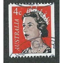 AUS 1966 4c 'QUEEN ELIZABETH II (COILS)' FINE USED (EBID44-499)