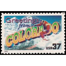 3701 37c Colorado Fine MNH V2768