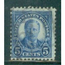 Used 557 5c Theodore Roosevelt Average A15574