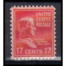 822 17c Andrew Johnson Fine MNH B1001