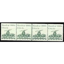 1898 3c Handcar Fine MNH Dry Gum PNC 1/4 G0016