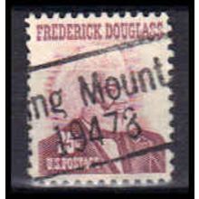 Used 1290 25c Frederick Douglass Spring Mount, PA. E1956