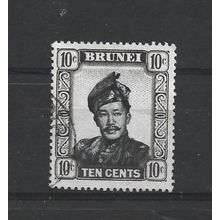 Brunei.SG106 10c Sultan Omar Ali Saifuddin.Fine Used.Aug25v