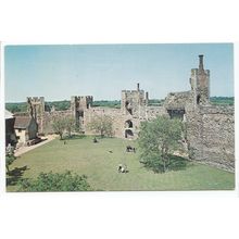 Inside Framlingham Castle Suffolk Postcard 42838