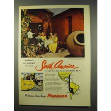 1956 Panagra Airways Ad - South America