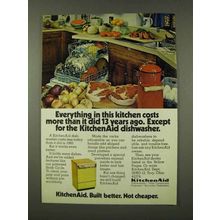 1973 KitchenAid Dishwasher Ad - Everything Costs More