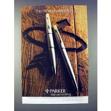 1978 Parker 50 Pen Ad - Mark of Distinction