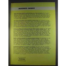 1980 Hughes Aircraft Ad - Ultra High-Speed Satellite