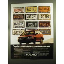 1991 Subaru Legacy LS Wagon Ad - Car Well Prepared