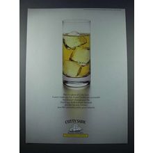 1992 Cutty Sark Scotch Whisky Ad - This is a Glass