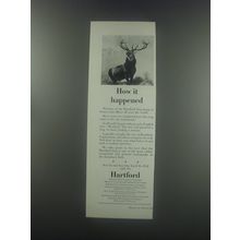 1956 Hartford Insurance Ad - How it happened