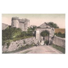 CARISBROOKE CASTLE, ISLE OF WIGHT.unused antique postcard by J Welch c. 1905