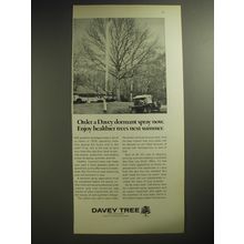 1974 Davey Tree Ad - Order a Davey dormant spray now. Enjoy healthier trees