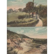Cassel 2x Chemin Rouge Mont French Old Postcard s