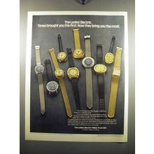 1972 Ladies' Electric Timex Watch Ad - Timex brought you the first