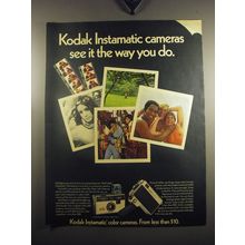 1970 Kodak Instamatic 134 Camera Ad - see it the way you do