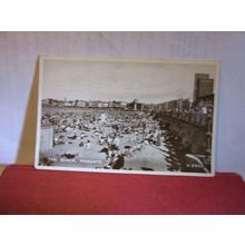 THE BEACH, MARGATE, KENT used postcard by Valentine 1953 pm =
