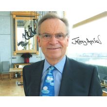 Jeffrey Archer Book Author 10x8 Large Hand Signed Photo