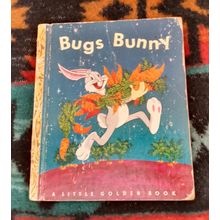 Old Vintage Original Little Golden Book Bugs Bunny (A) Edition 1949