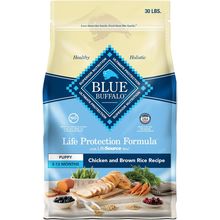 Blue Buffalo Life Protection Formula Puppy Dry Dog Food, Chicken & Brown Rice, 3