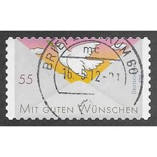 GER 2010 €0.55 (S/A) 'GREETINGS STAMPS (3RD ISSUE)' FINE USED (EBID60-804)