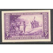 755 3c Wisconsin Very Fine MNH Q7240