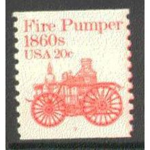 1908 20c Fire Pumper Fine MNH Dry Gum CNS 7 G0092