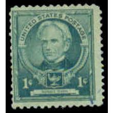 Used 867 5c Walt Whitman Barely Clears M08328