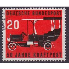 GERMANY BUND [1955] MiNr 0211 ( O/used ) Auto