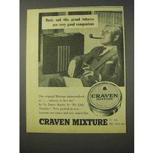 1958 Craven Mixture Tobacco Ad - Music