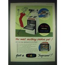 1959 G.E.C. Supreme Oven Ad - Exciting Cooker