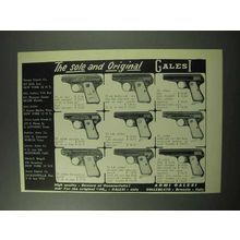 1959 Galesi .25 Caliber and .32 Caliber Pistol Ad