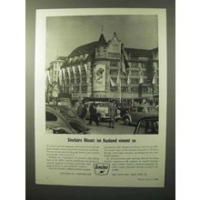 1964 Sinclair Oil Ad - Absatz im Ausland Nimmt Zu