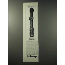 1965 Savage 3833 Scope Ad - As Fine a Variable