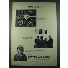 1965 United Air Lines Ad - Most Jets to the Most U.S. Cities