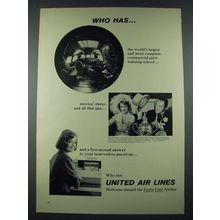 1965 United Air Lines Ad - Commercial Pilot Training School