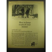 1966 National Provincial Bank Ad - How to keep track of your money