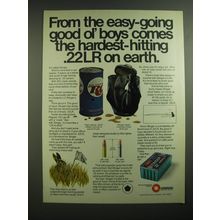 1977 Omark CCI Stinger 22 Ammunition Ad - From the easy-going good ol'boys