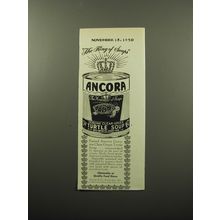 1950 Ancora Turtle Soup Ad - The king of soups